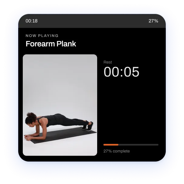 Now playing — Forearm Plank