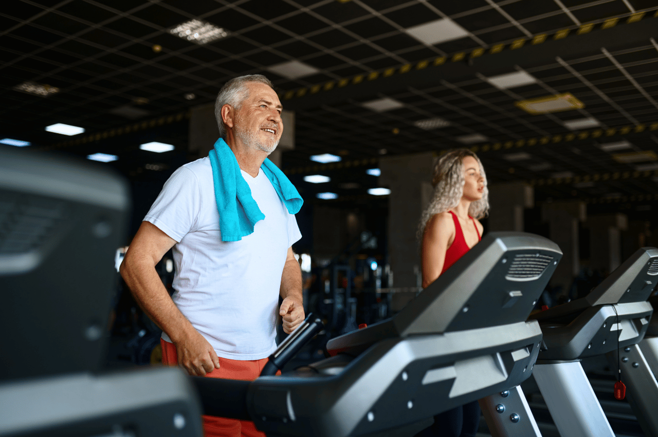 reverse aging through exercise, treadmill run