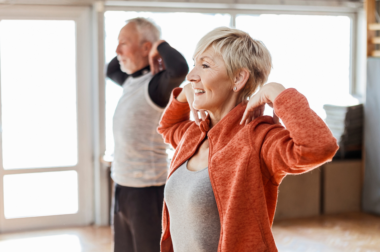 senior exercise healthy aging