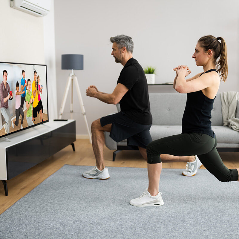 Online TV Home Fitness Workout And Exercise